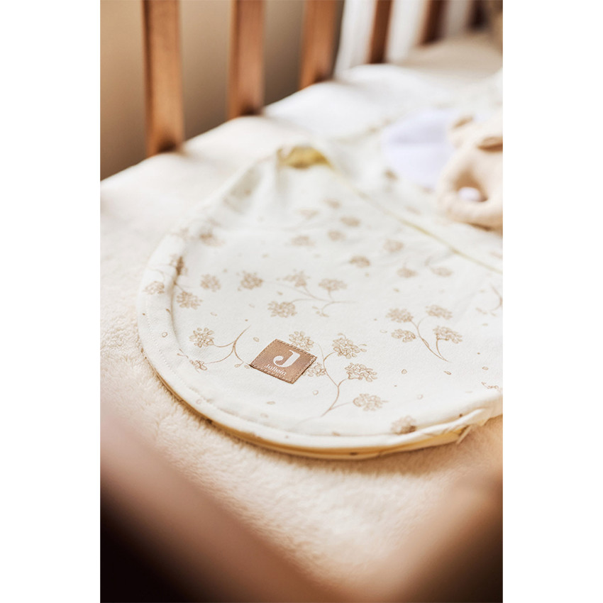 Couverture berceau 75x100cm Jersey/Sherpa Oatmeal 