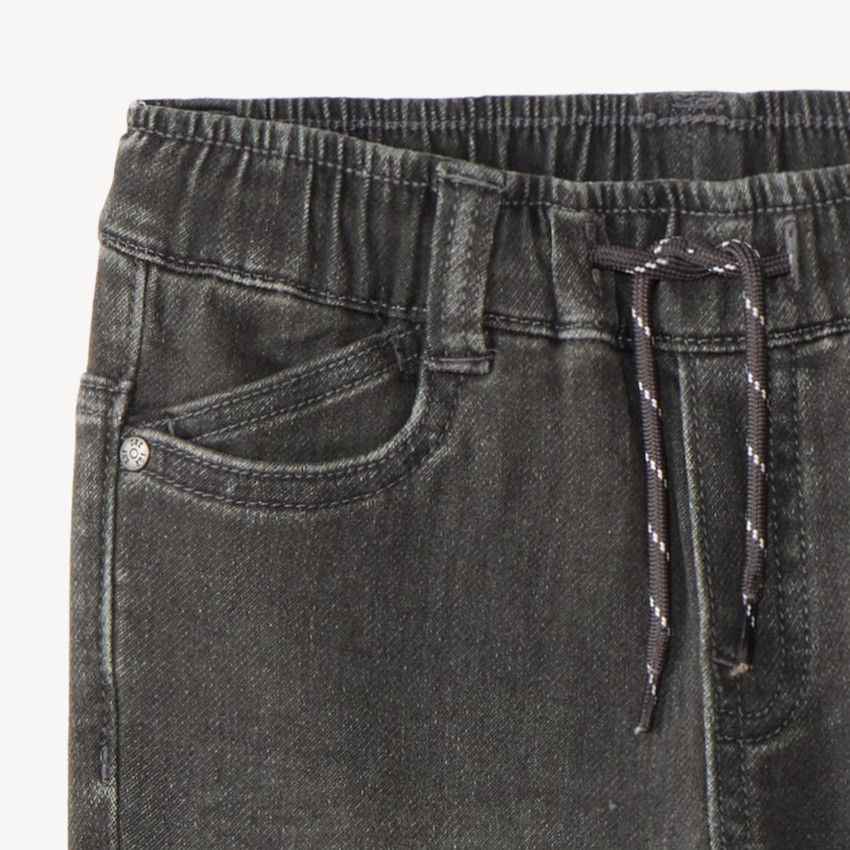 Jean droit doublé garçon effet used 