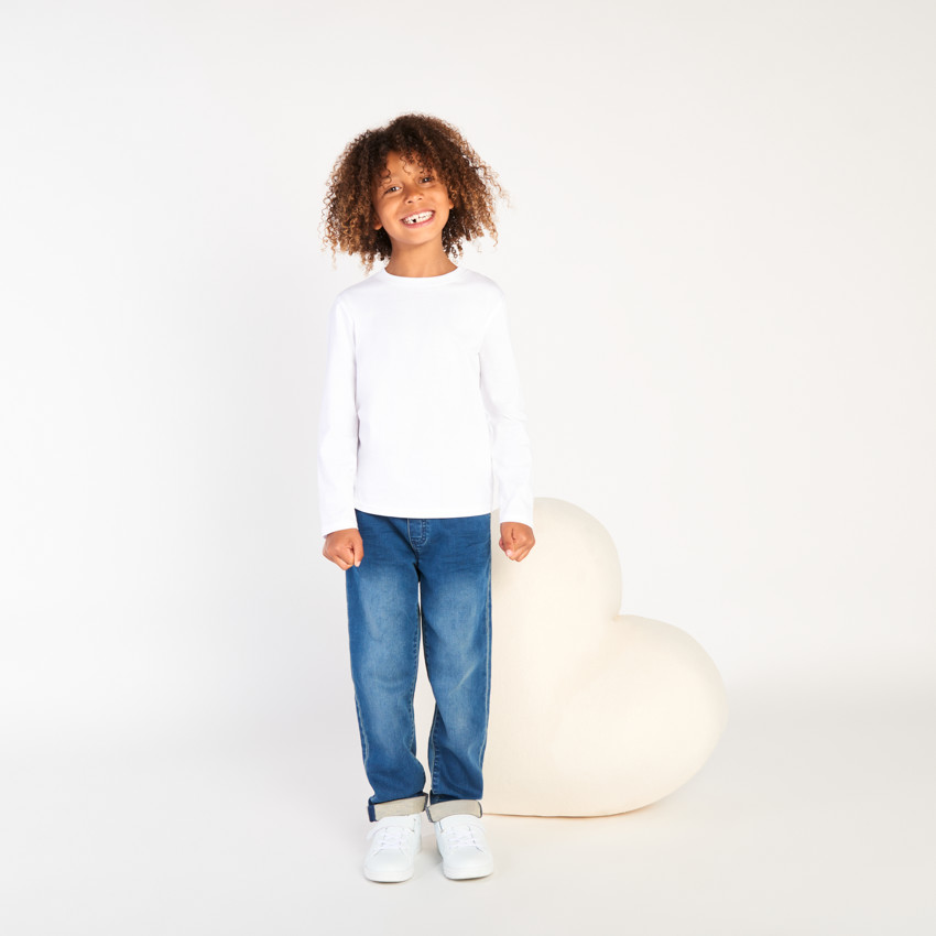 Jean style denim élastiqué pour garçon 