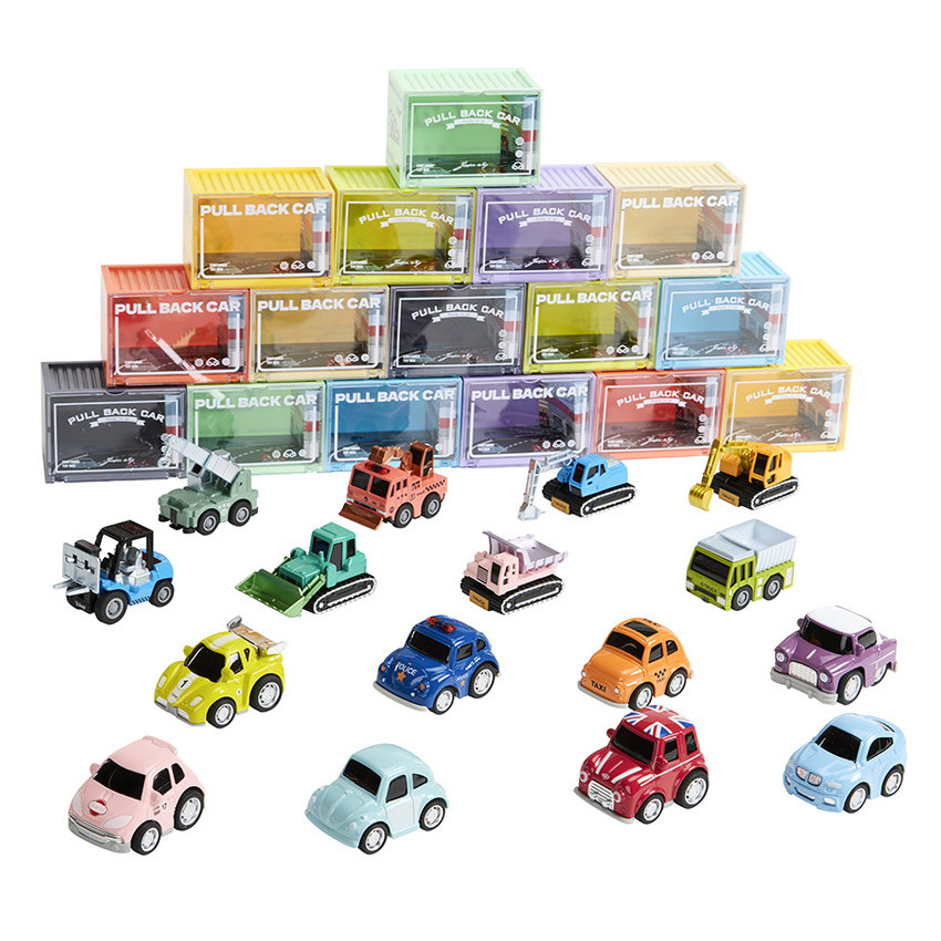 Véhicule miniature à friction Bulldozer turquoise 