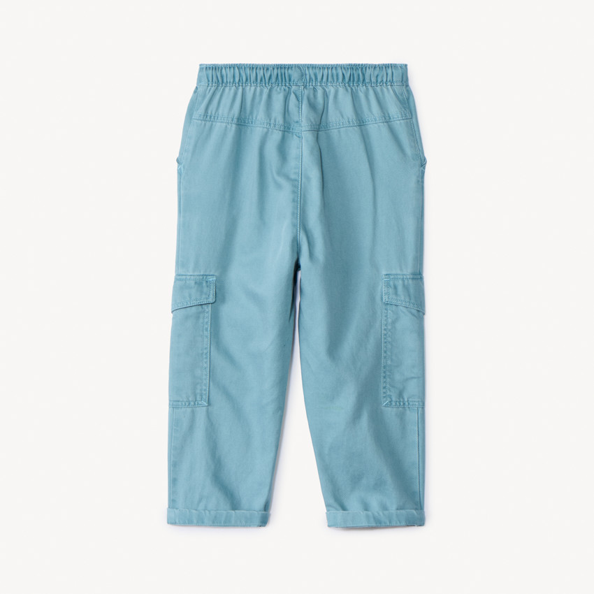 Pantalon uni à poches cargo pour bébé garçon  
