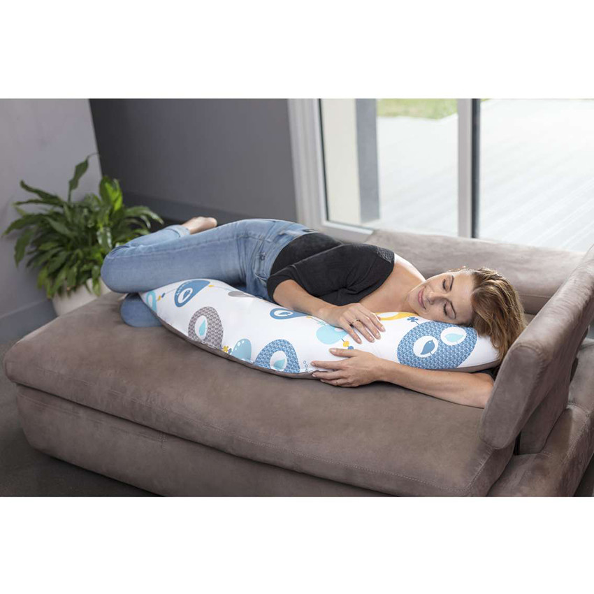 Coussin d’allaitement Doomoo – Bird/Blue 