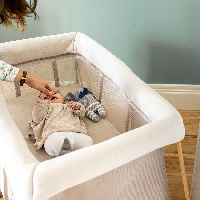 Lit parapluie 3 en 1 Eazy Sleep - Argile Chiné 