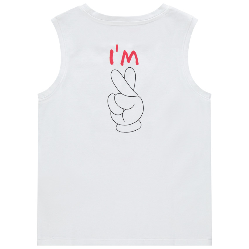 Débardeur en coton print Mickey Disney 