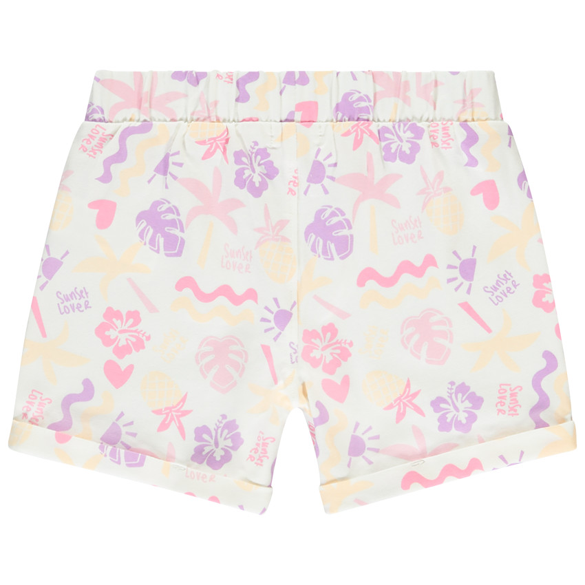 Lot de 2 shorts fantaisies à taille élastiquée pour fille 