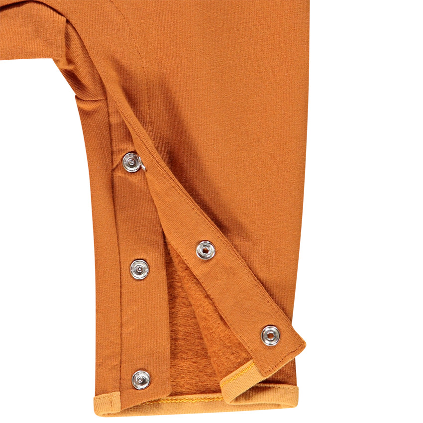 Combinaison longue à capuche motif tigre pour bébé garçon 