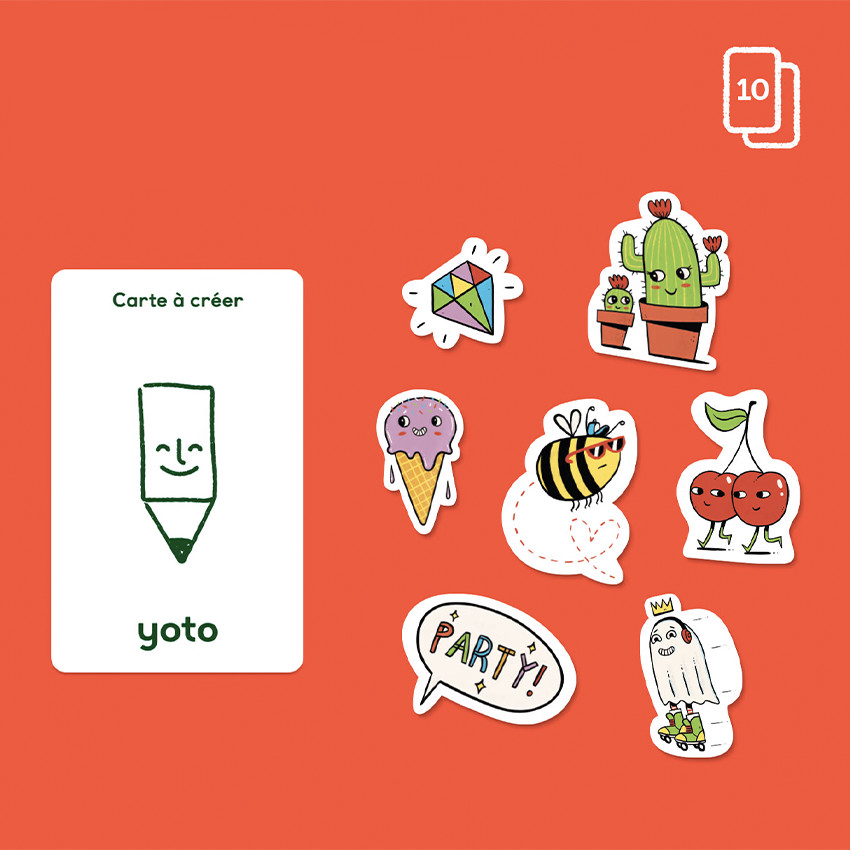 Pack de 5 cartes à écouter "Cartes à créer" 