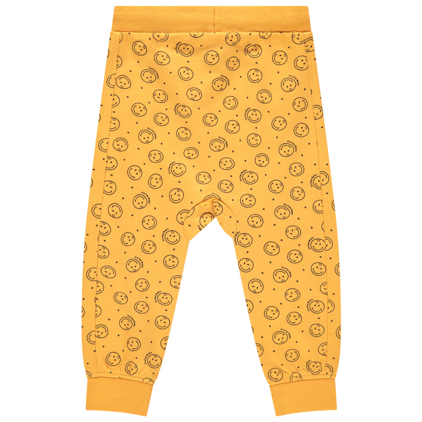 Pantalon de jogging en molleton motif Smiley Baby all-over 