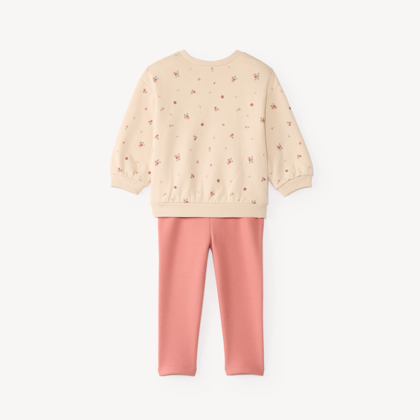 Ensemble de jogging bébé fille motif fruit 