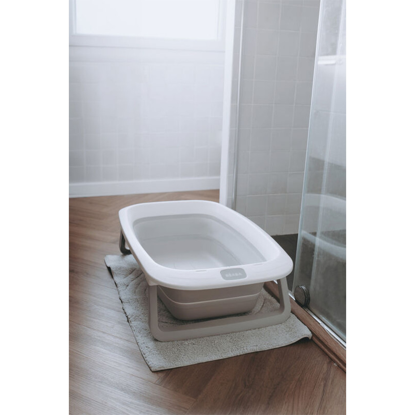 Baignoire pliable Eazy Pop Camélé'O Gris Velours - Gris (Béaba) - Image 2