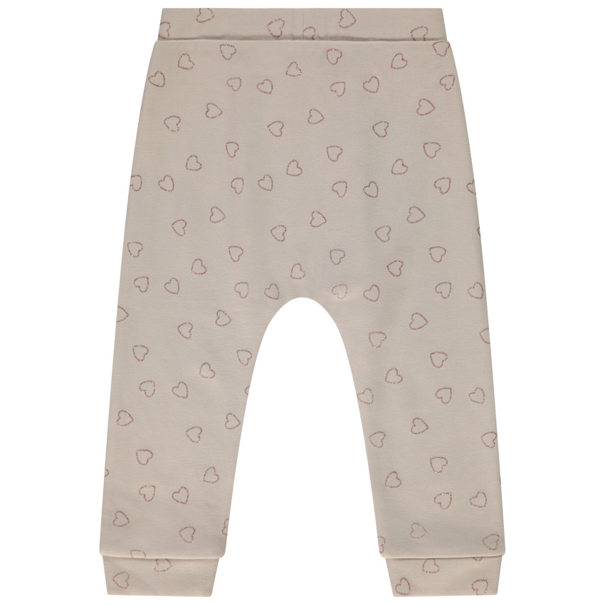 Jogging imprimé cœurs pailletés pour bébé fille 