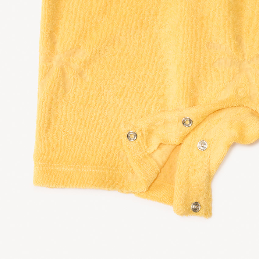 Combishort en éponge palmier en relief pour bébé garçon 