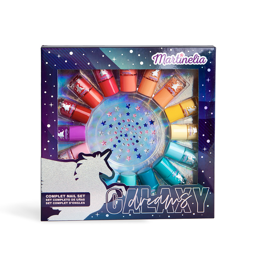 Set de manucure complet avec 16 vernis Galaxy Dreams 