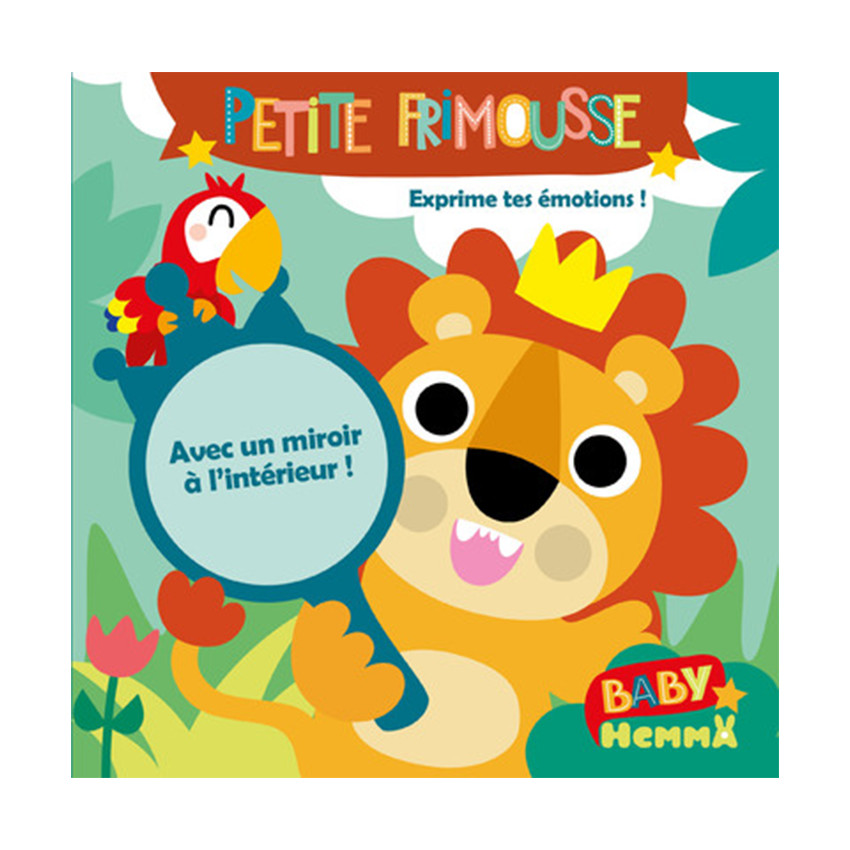 Livre avec miroir Petite frimousse | Exprime tes émotions ! 