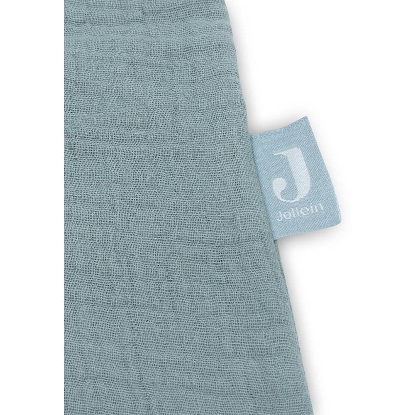 Gigoteuse sans manches 110cm gaze de coton Sea Green 
