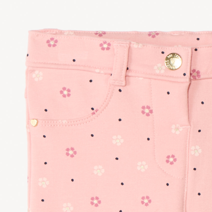 Pantalon en molleton imprimé pour bébé fille 