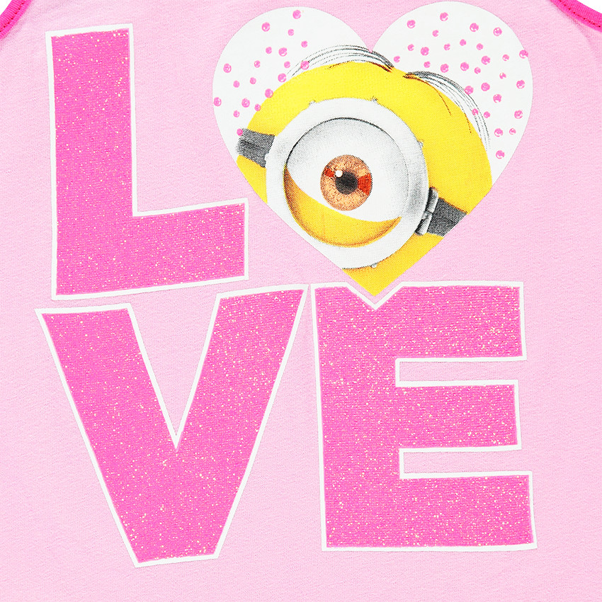 Ensemble pyjama court print et imprimé Les Minions 