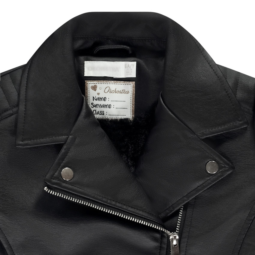 Perfecto en simili cuir doublé sherpa pour fille 
