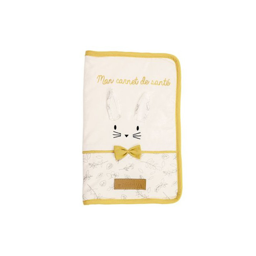 Protège carnet de santé - Leafy Bunny Main Protège carnet de santé - Leafy Bunny