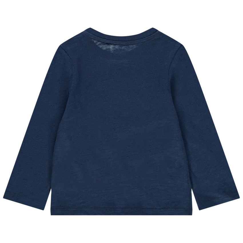 T-shirt manches longues en coton bio print Superman 