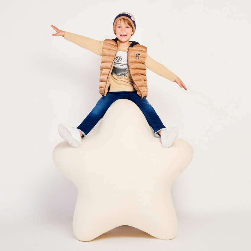 T-shirt manches longues photoprint canot pour garçon 