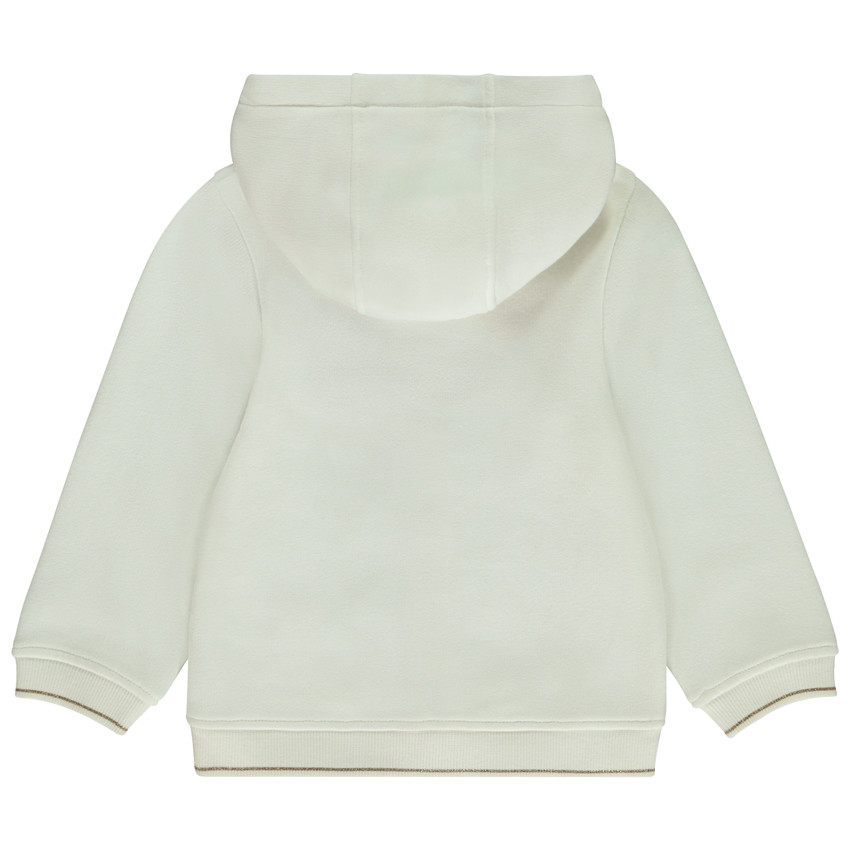 Gilet molleton avec patch bouclettes pour bébé fille 