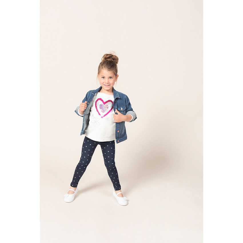 Veste en molleton effet jeans 