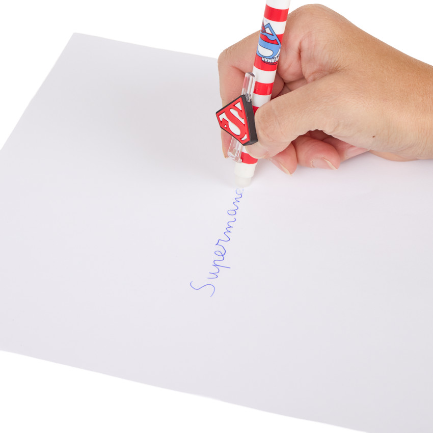 Stylo à bille effaçable Superman Warner 