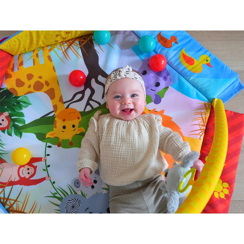 Tapis d'éveil & d'activité avec balles Palenquo 