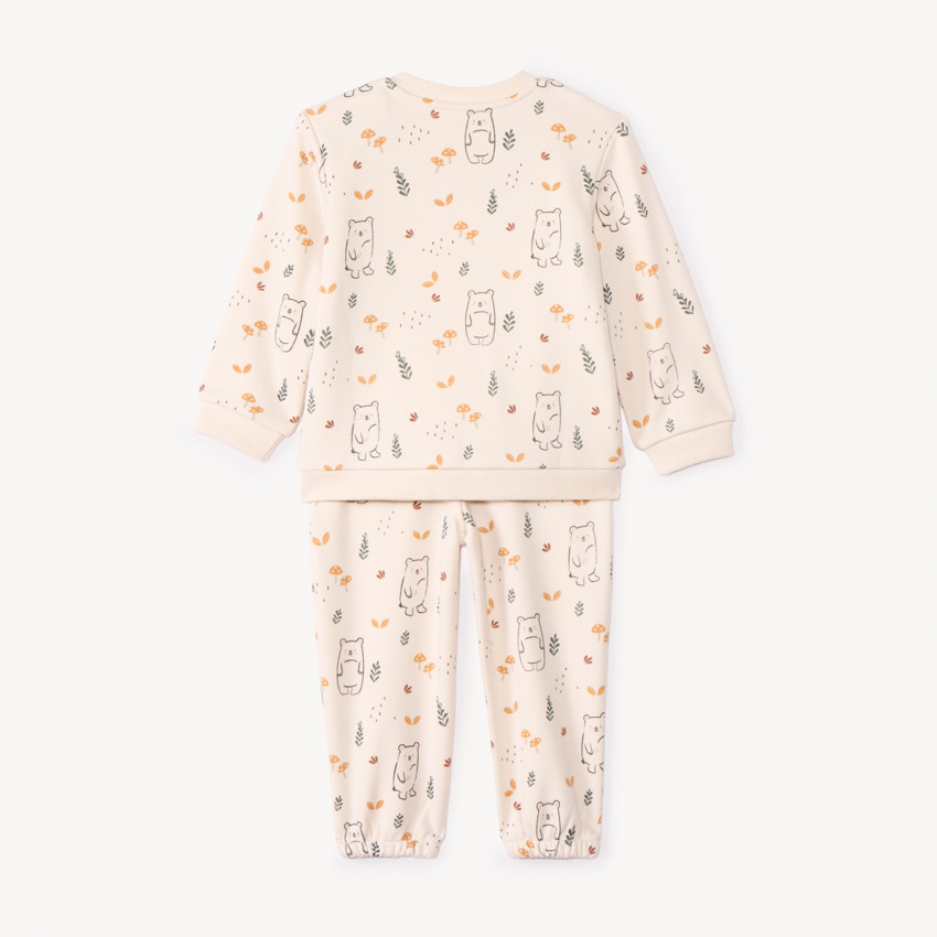 Ensemble jogging molleton imprimé pour bébé garçon 