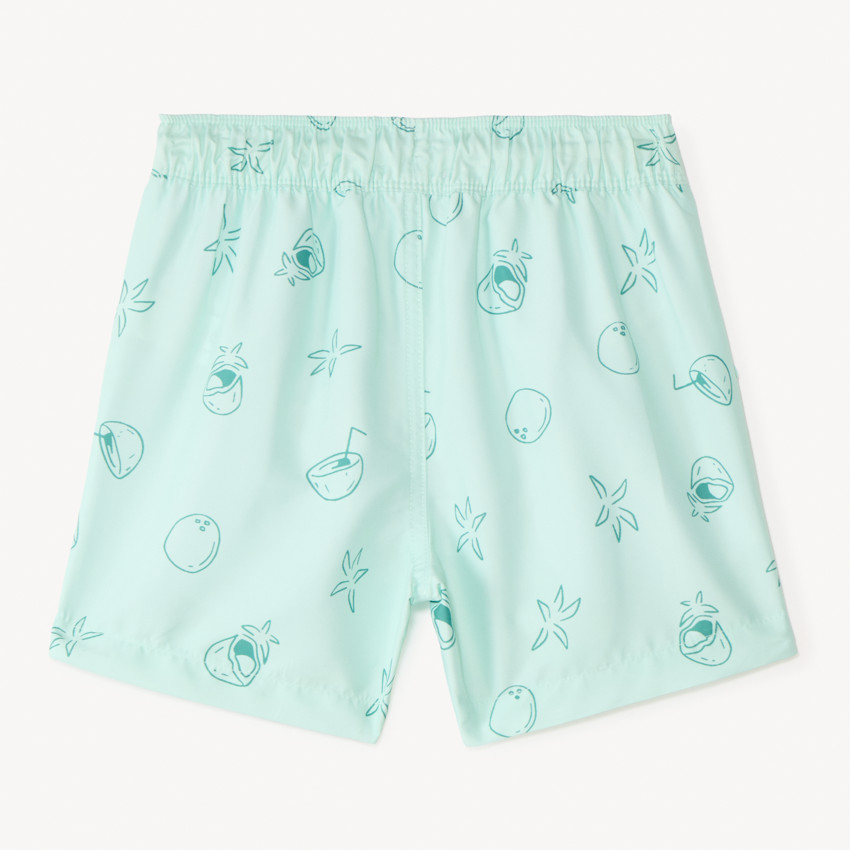 Short de bain imprimée noix de coco pour garçon 
