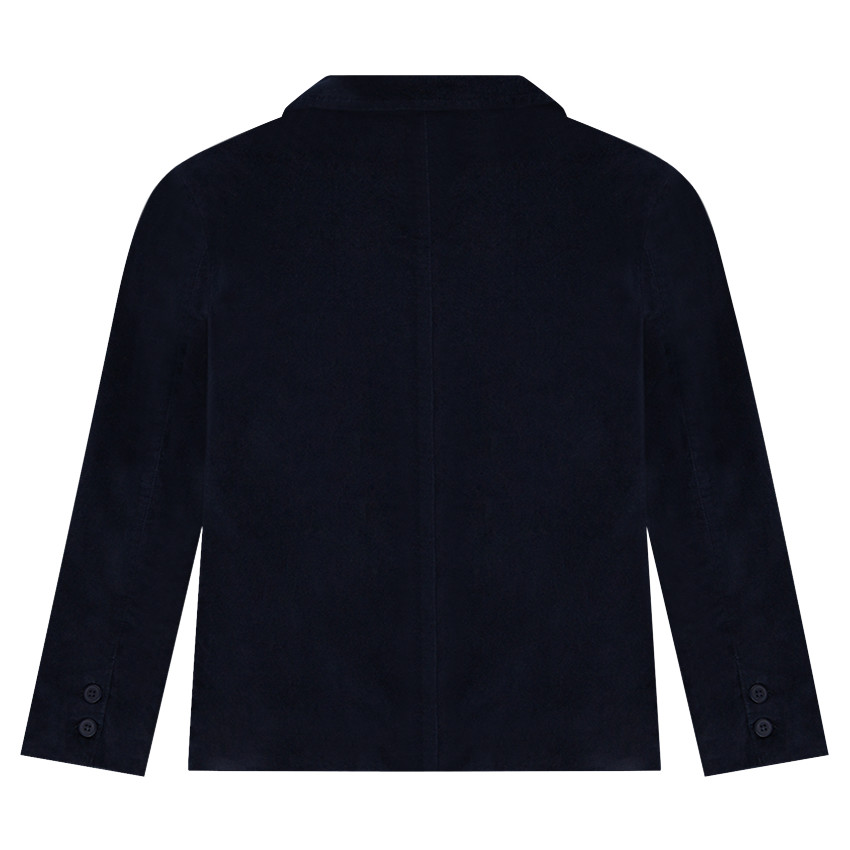 Junior - Blazer en velours avec doublure en satin 