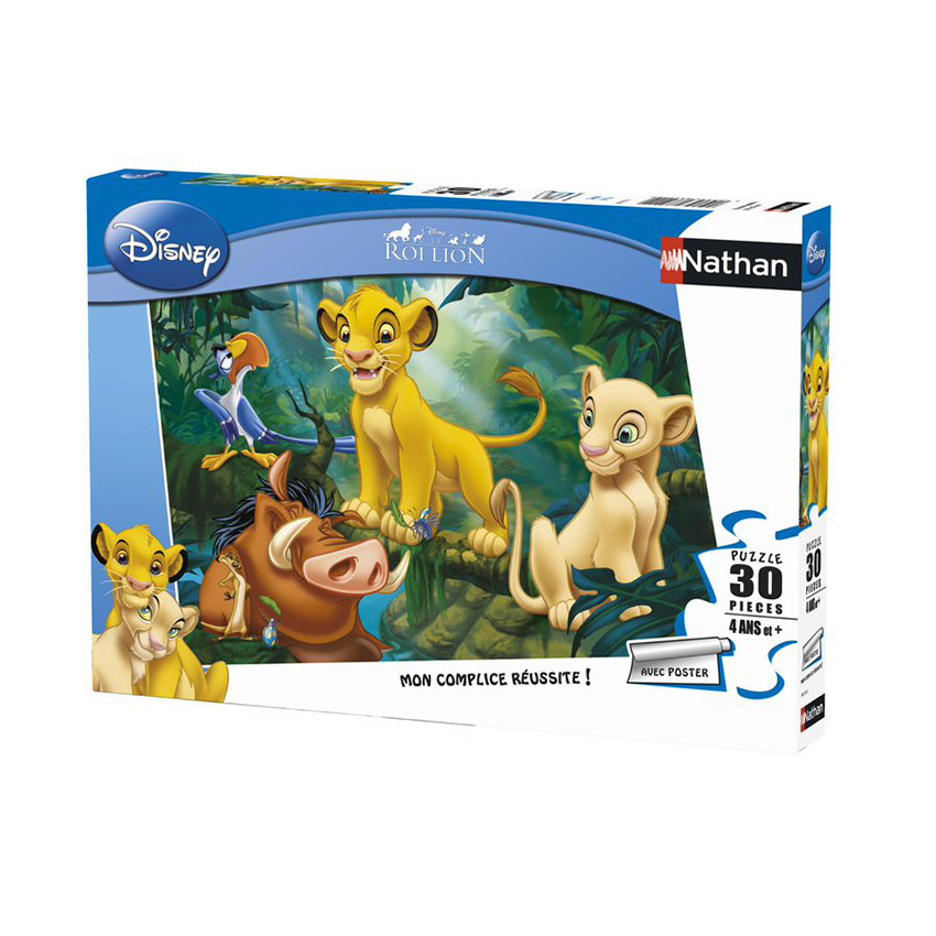Puzzle 30 Pièces Simba & Co Disney le Roi Lion Nathan 