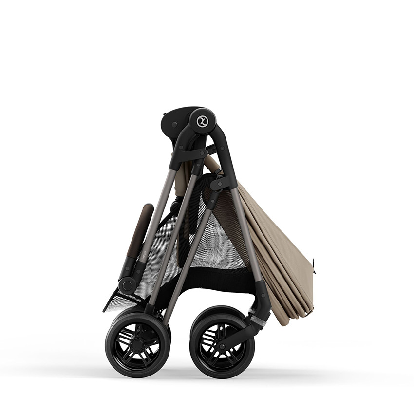 Poussette compacte légère Melio 4 taupe/almond beige 