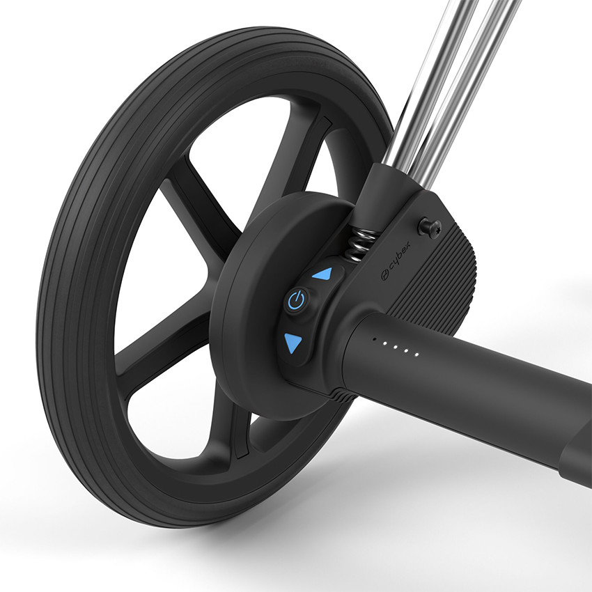 Châssis poussette e-Priam chrome/brown 