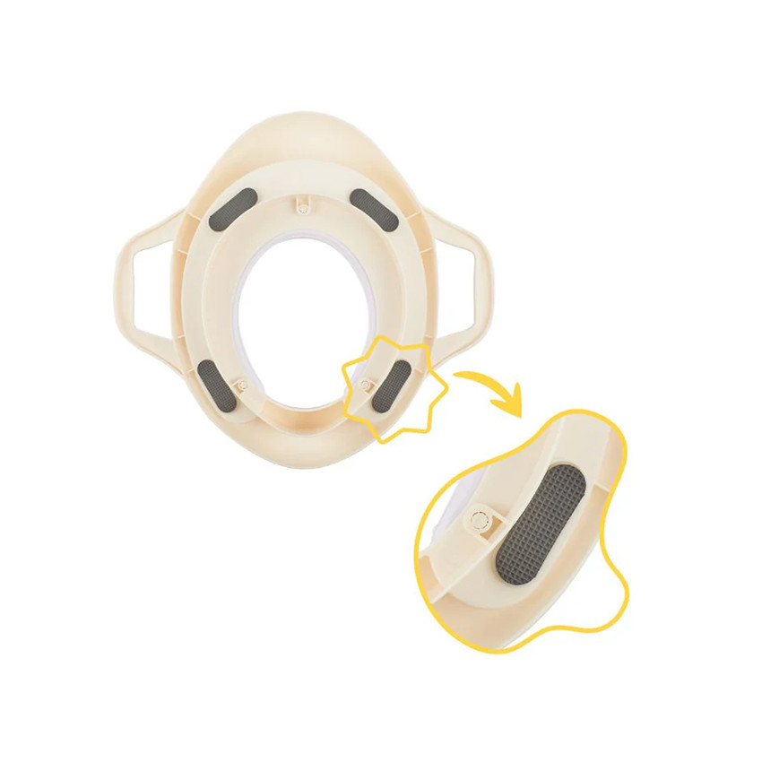 Réducteur de toilette confortable avec poignées Mouette 