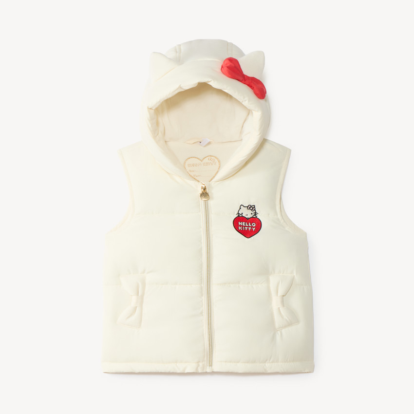 Doudoune sans manches bébé fille Hello Kitty 
