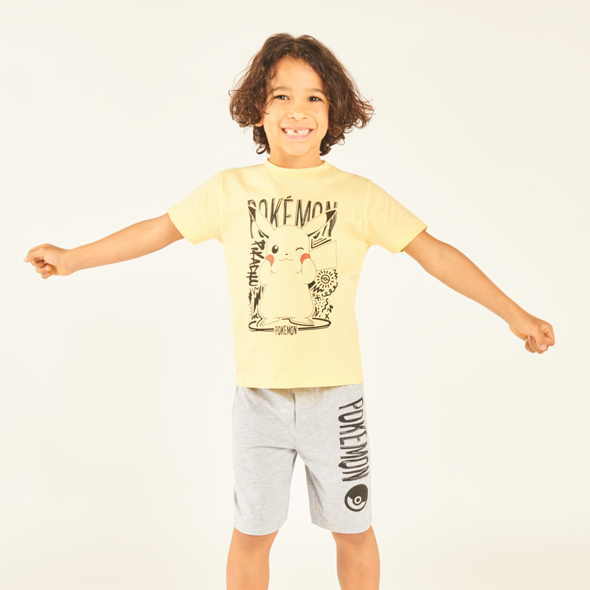 Set de pyjama 2 pièces court Pokémon pour garçon