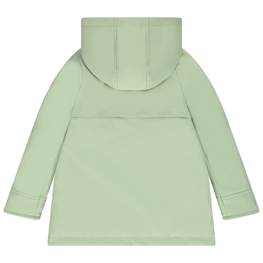 Parka gomme unie déperlante et rembourrée pour fille 