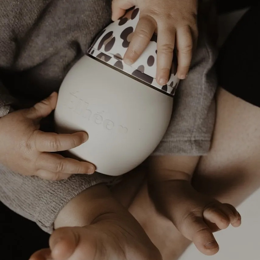 Tasse d&#39;apprentissage Bubble anti-fuite silicone Graouu Sand