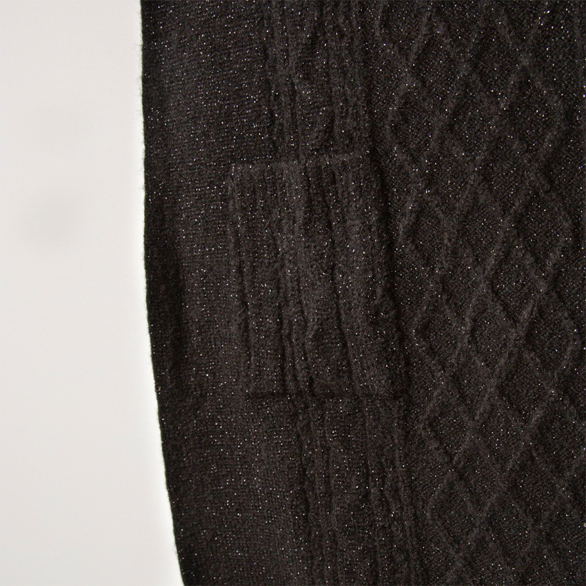 Junior - Robe en tricot manches courtes à poches 