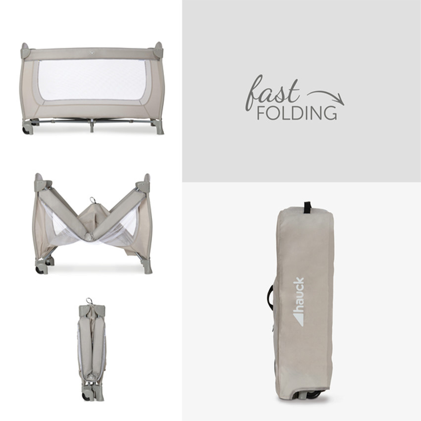 Lit de voyage Sleep N Play Go Plus Beige 60x120cm 