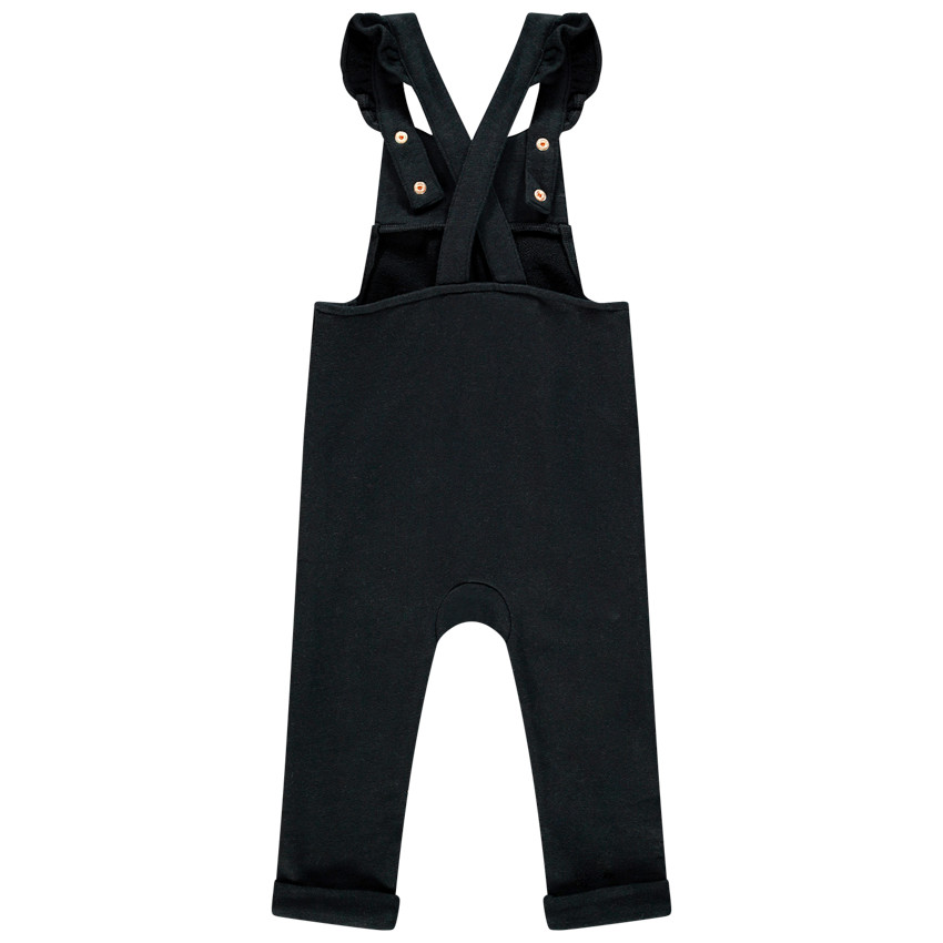 Salopette longue noire pour bébé fille motif Minnie Disney 