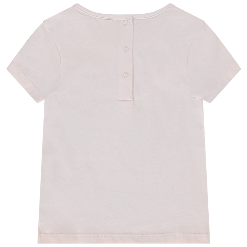 T-shirt manches courtes print fantaisie pour bébé fille 