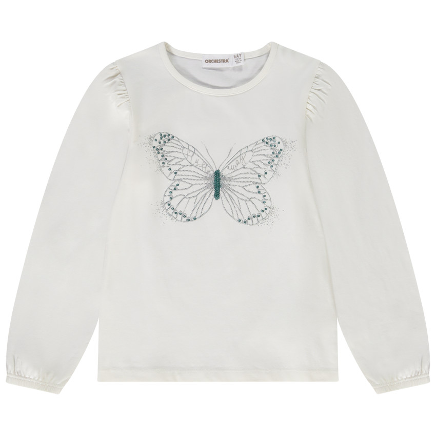 Tee shirt hotsell manche papillon