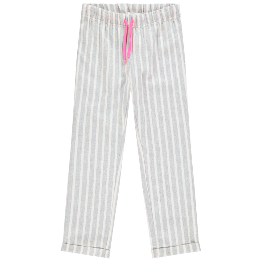Pyjama en velours à message printé pour enfant fille 
