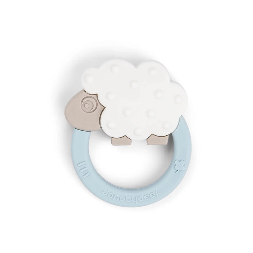 Anneau de dentition Sheepy Bleu