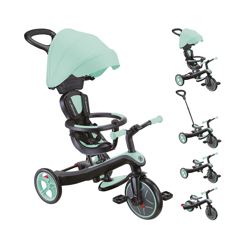 Tricycle évolutif Explorer 4 en 1 menthe 