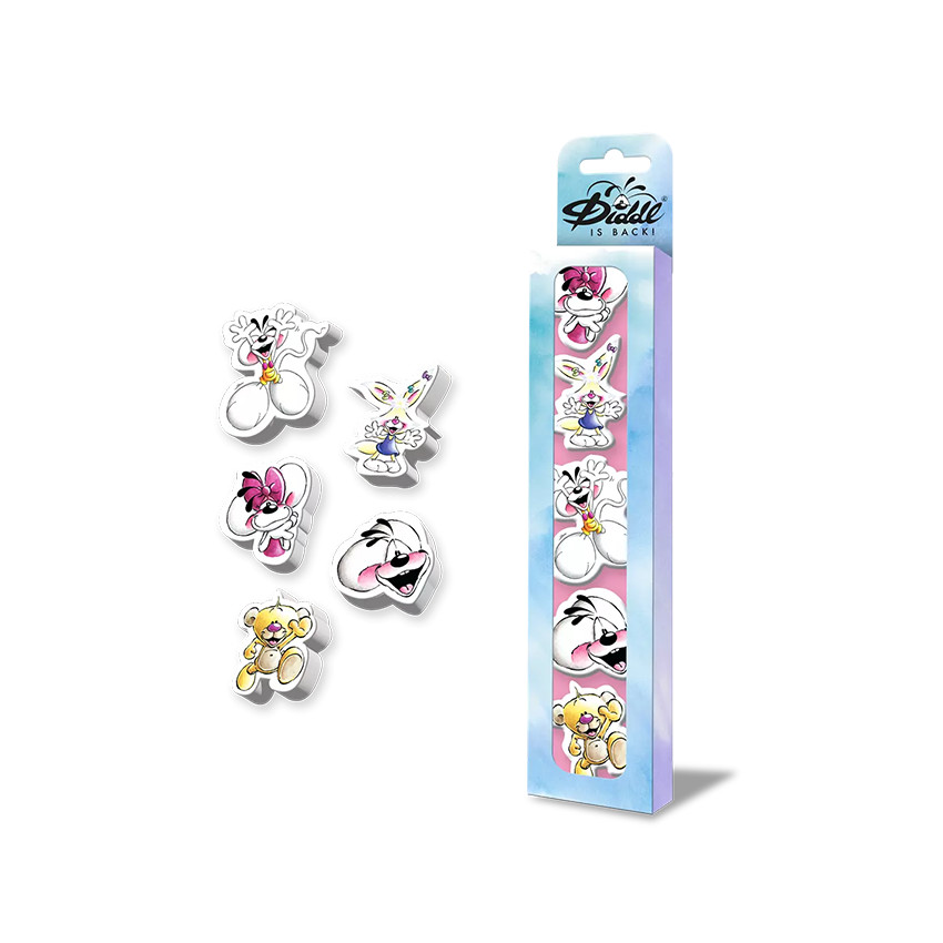 Set de gommes 3D Diddl  