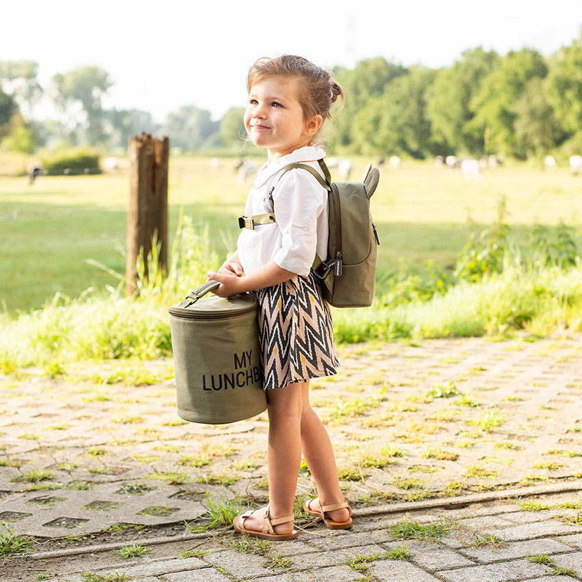 Lunchbox isotherme My Lunchbag canvas kaki 